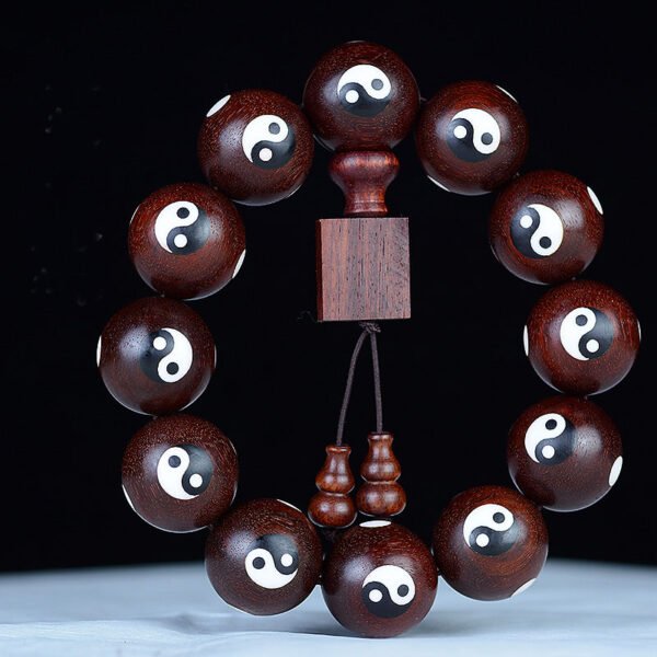 Blood sandalwood Buddhist beads bracelet 108 beads - Buddhist rosary necklace, consecration Zen gift, birthday/holiday/meditation practice for men and women - Image 3