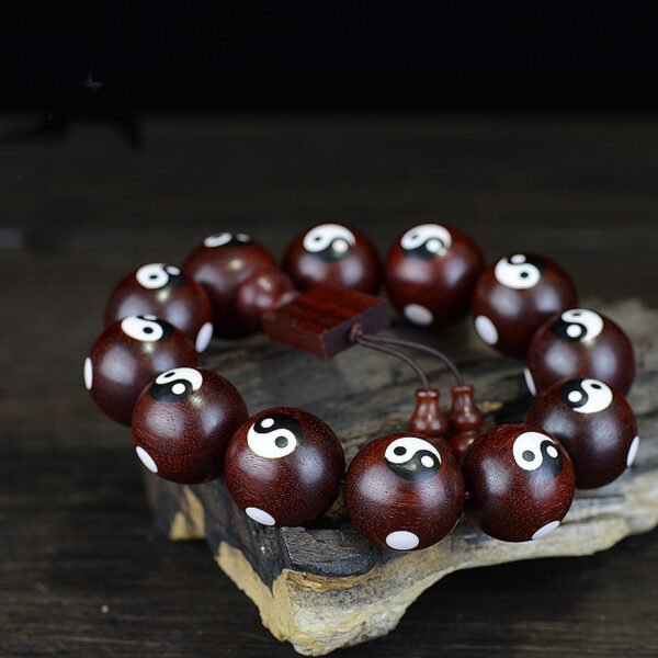 Blood sandalwood Buddhist beads bracelet 108 beads - Buddhist rosary necklace, consecration Zen gift, birthday/holiday/meditation practice for men and women - Image 4