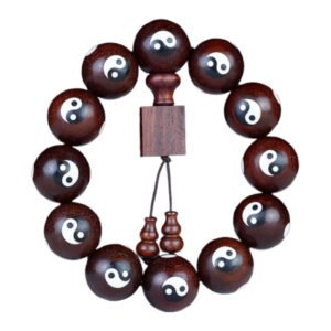 Blood sandalwood Buddhist beads bracelet 108 beads - Buddhist rosary necklace, consecration Zen gift, birthday/holiday/meditation practice for men and women