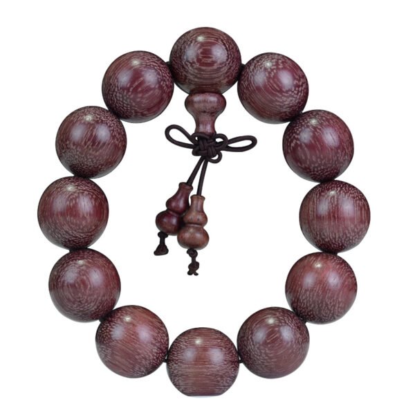 Perilla wood, natural wood, violet bracelet, rosewood Buddha bead bracelet