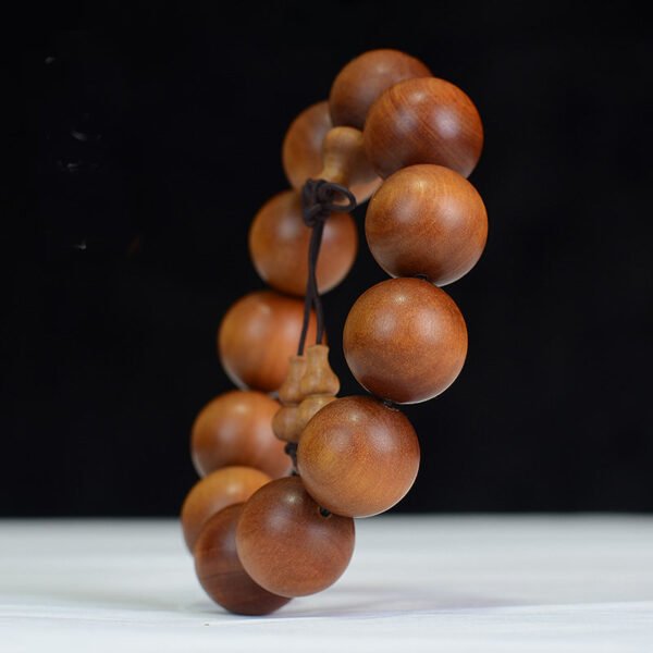 Barbie Old Mountain Sandalwood Black Meat Sinking Water Old Ingredients Ethnic Wind Wooden Hand String Buddha Beads - Image 2