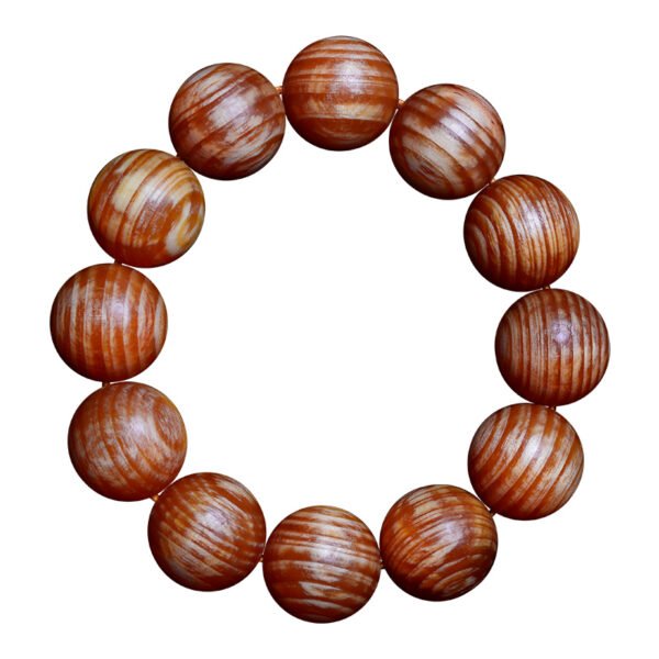 Emperor Blood Dragon Wood Shun Pattern High Oil Transparent Amber Wood Hand String Health Symbol